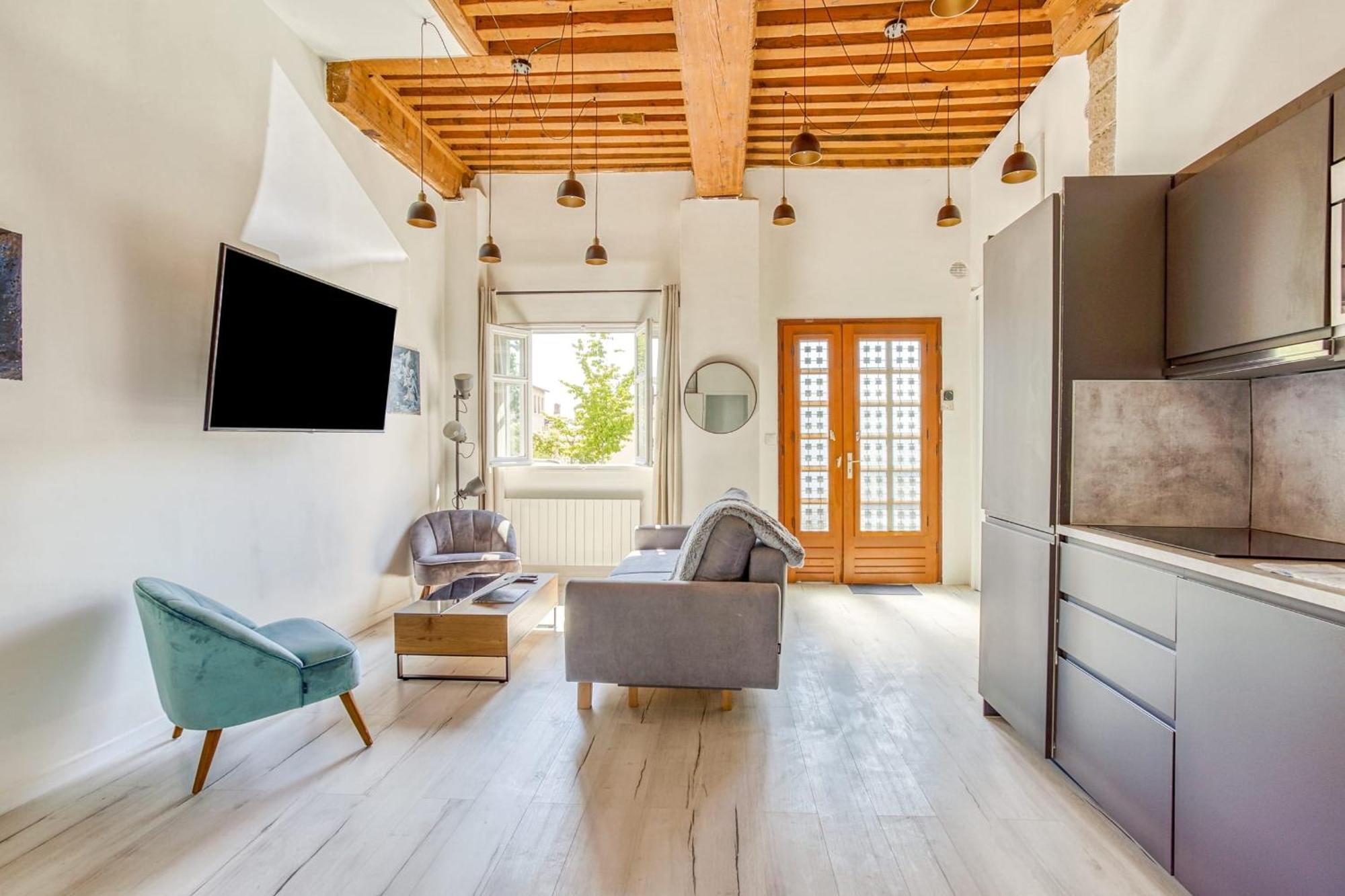 Charming 6-Person Apartment Terreaux & Croix Rousse Area Lyon Exterior foto
